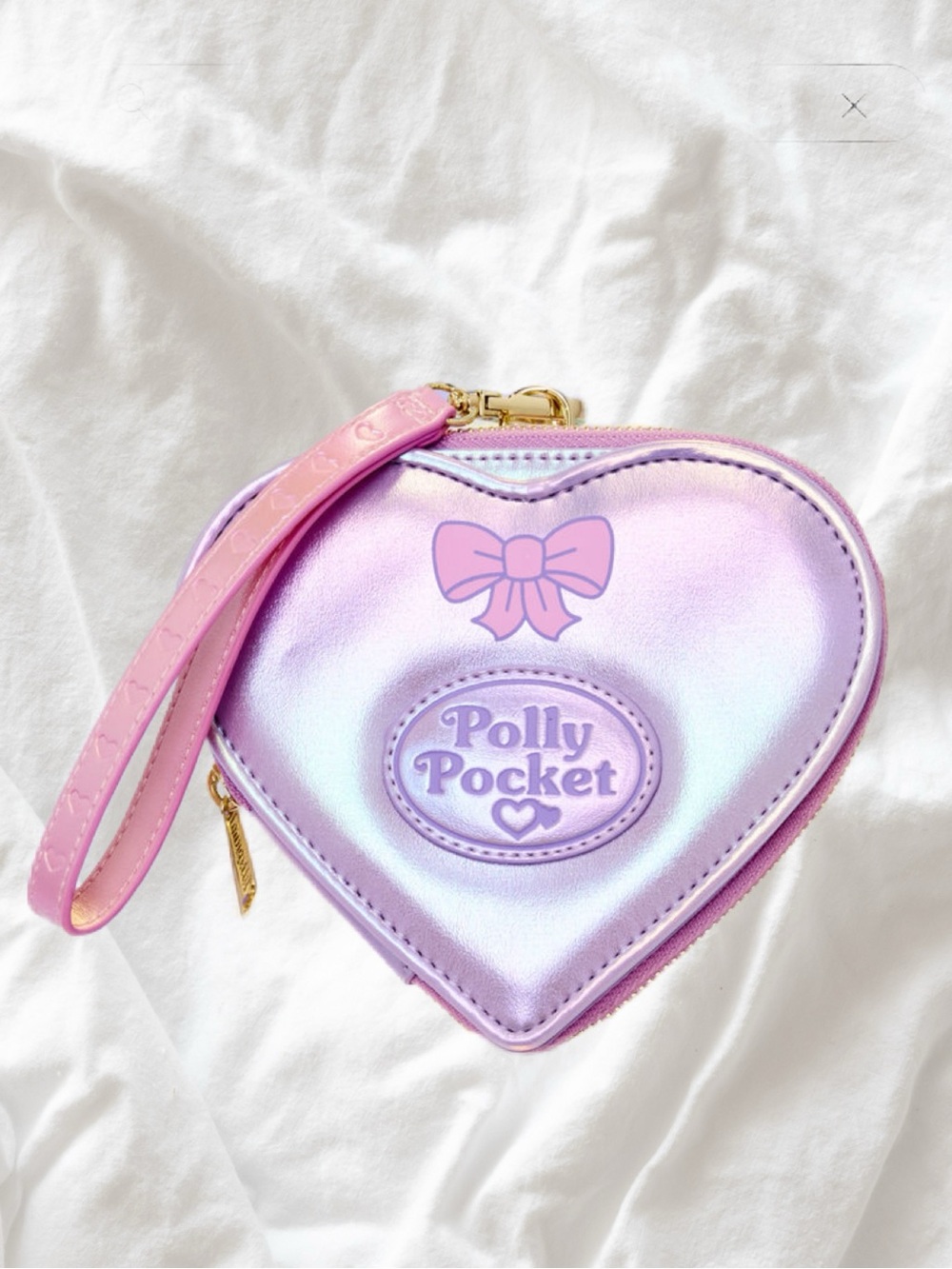 Loungefly Polly Pocket Compact Play Set Figural Zip Around Wallet